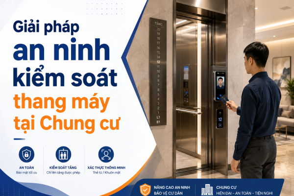 Giải pháp an ninh kiểm soát thang máy tại Chung cư