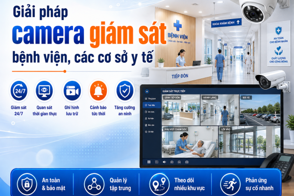 Giải pháp camera giám sát bệnh viện, các cơ sở y tế