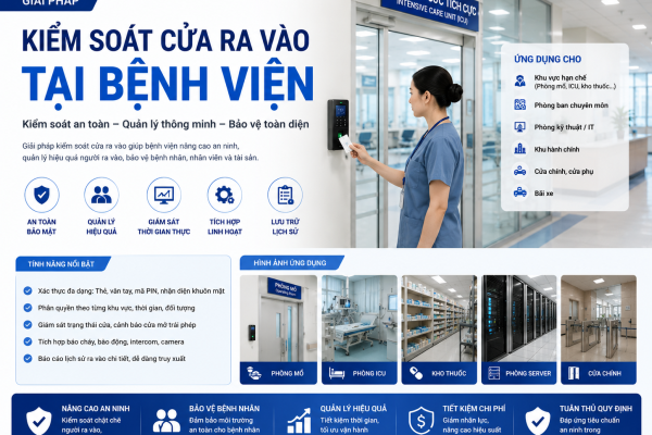 Giải pháp kiểm soát cửa ra vào tại Bệnh Viện