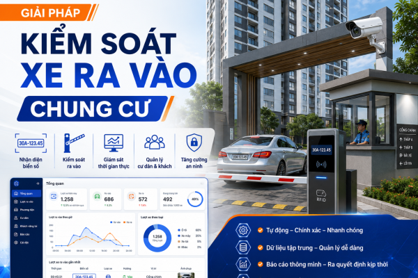 Giải pháp kiểm soát xe ra vào Chung cư