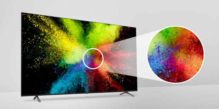 Presenting a vivid and lively content with ULTRA HD's high screen resolution.